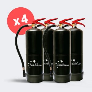 4 Extintores de 5 kilos